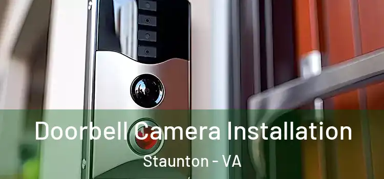  Doorbell Camera Installation Staunton - VA