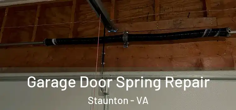  Garage Door Spring Repair Staunton - VA